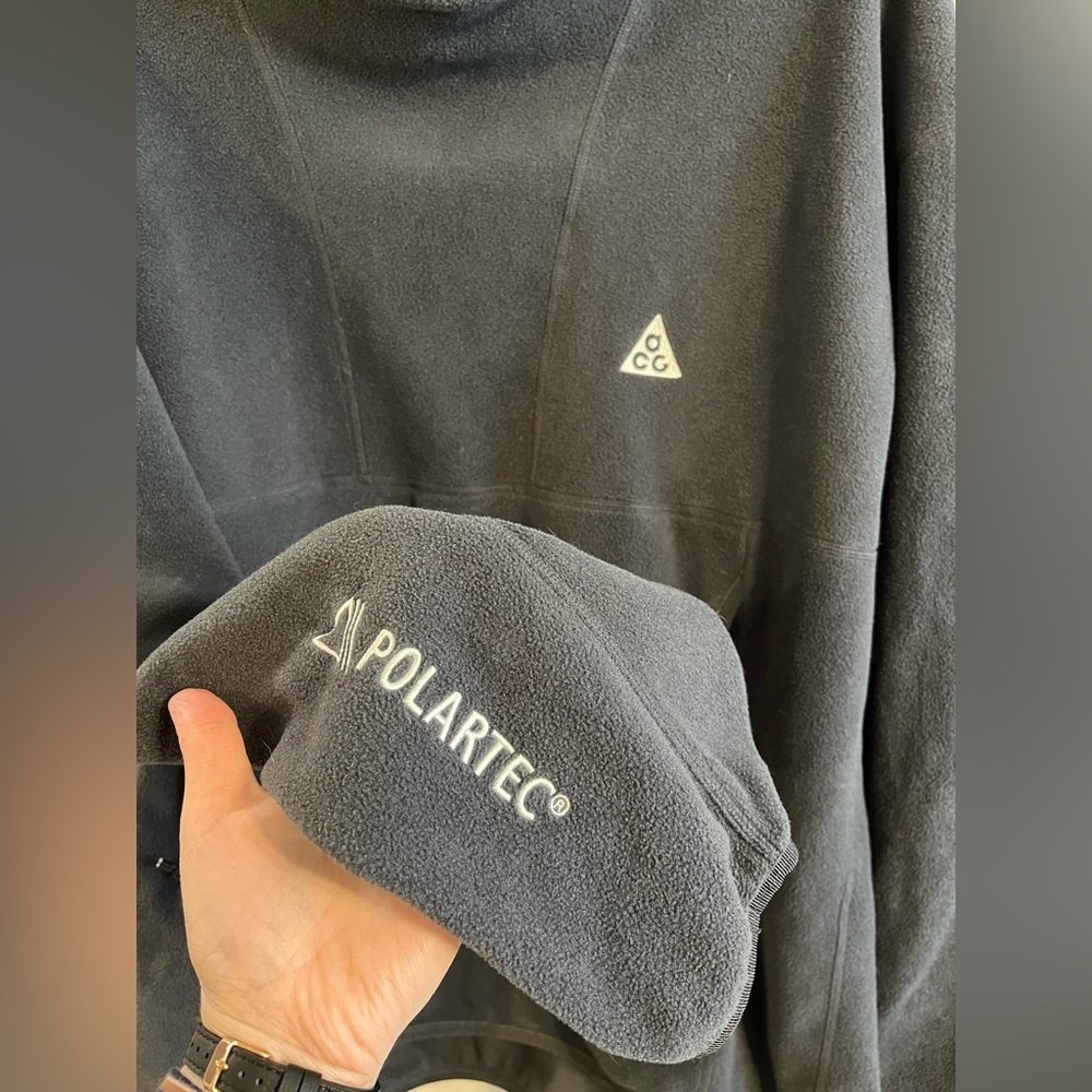 NIKE ACG WOLF TREE POLARTEC FLEECE HOODIE - SIZE 3X - Picture 4 of 12